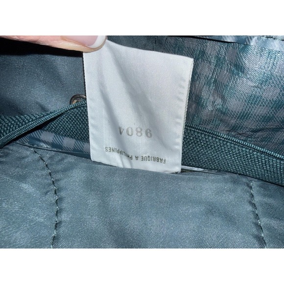 VTG Atlantic Suitcase Tapestry Green Floral Wheeled Rolling Wardrobe Rare USA - Picture 13 of 16